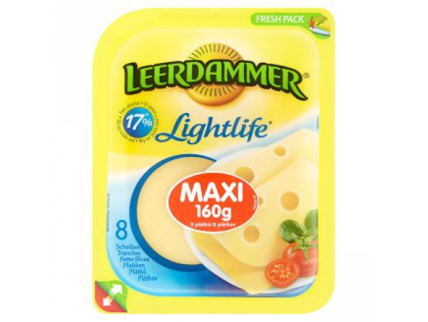 Leerdammer Сыр Lightlife макси 160 г